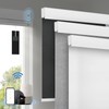Motorized Blinds with [Free Solar Panels] Upgraded Smart Blinds, Blackout