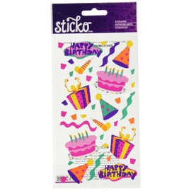 Sticko Sticker Birthday Fun (38 Pieces) SPPR18, Other