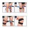 2 Pcs Patella Knee Strap X Shape Double Fixation Breathable