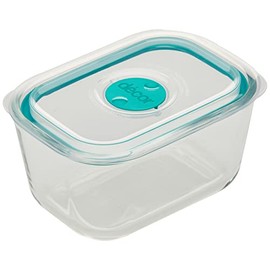 Decor Vent & Seal Glass Oblong Food Container, 600ml Capacity