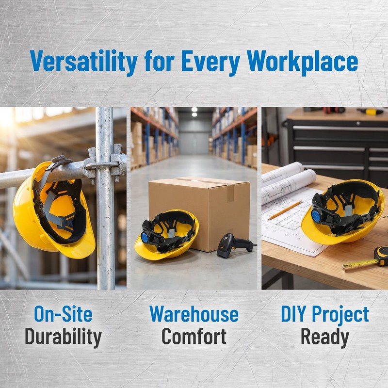Menolana 4 Point Hard Hat Replacement Suspension, Adjustable Hard Hat