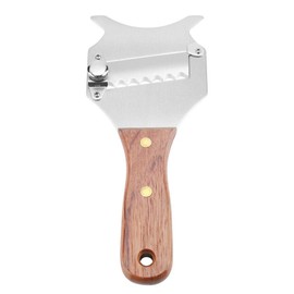 Zetiling Truffle Shaver, Chocolate Shave with Stainless Steel Plate and Wooden Handle Adjustable Blade Suitable for Kitchen Gadget