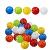JNALFG Golf Balls Practice Plastic Hollow Balls Lightweight Perforated Training