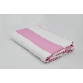 DEZAL Sand Free Travel Towel for Adults and Kids– Compact Pool Camping and Fitness Microfiber Beach Towel with Mesh Carry Bag – Quick Dry, Super Absorbent - Large 63 x 31.5 Outdoor Gear (Pink Stripe)