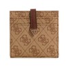 GUESS Laurel Tab Card Case, Latte Logo