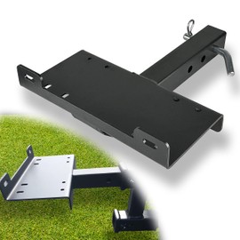 VONLX Winch Hitch Mounting Plate, Towing Winch Mounts Universal 2" Receiver Trailer Hitch Winch Mount Bracket for Recovery Winches Hitch Winch Cradle Mounting Plate Fit for ATV UTV SUV Pickup Truck