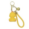 AMPOSSTO Little Yellow Duck Keychain Cute Animal Key Chain Holder