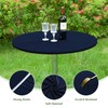 mylacerhome 2 Pack Round Fitted Tablecloth 20 Inch Stretch Spandex