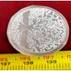 selenite palm stone With Tree Of Life