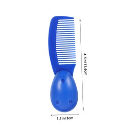 VICASKY 3pcs Small Ball Handle Combs for Prison Use Short Handle Detangling Combs for Men for Travel and Everyday Grooming