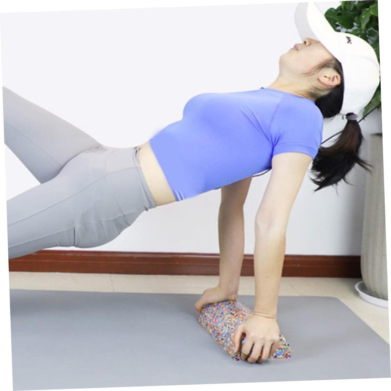 Toddmomy Yoga Column Balance Stick Muscle Half Roller Back Foam