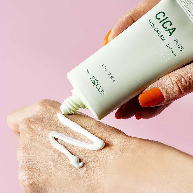 ENCOS Cica Plus Sun Cream 50ml x 2 Triple-functional whitening