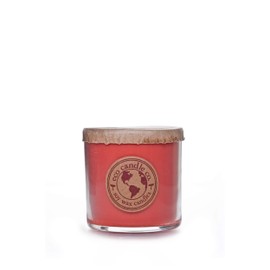 Eco Candle Co. Recycled Candle, Door County Cherry, 6 oz. - Scents of Handpicked Cherries - 100% Soy Wax, No Lead, Kraft Paper Label & Lid, Hand Poured, Phthalate Free, Made from Midwest Soybeans