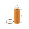 Bosch 1457429252 Oil-Filter Element