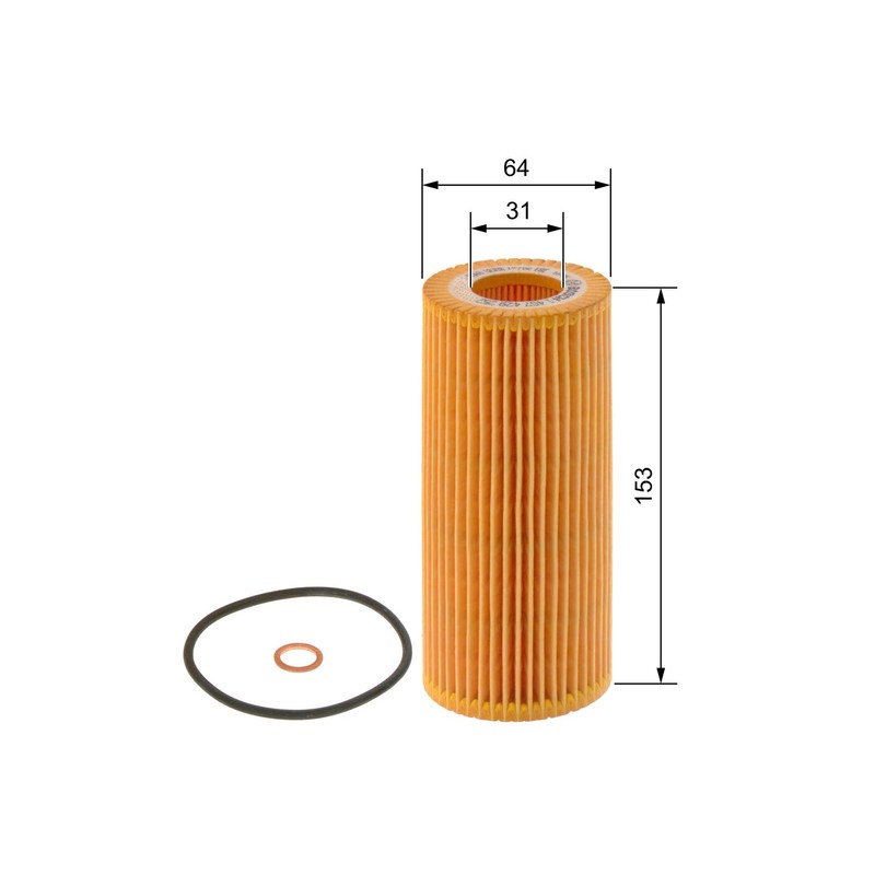 Bosch 1457429252 Oil-Filter Element