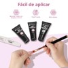 CHERIMOYA Poly Gel Constructor de Uñas 30g,Gel Fortalecedor para Extensión