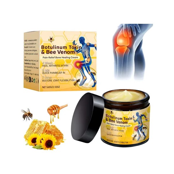 Crema Avanzada Para Articulaciones Y Huesos Bee Venom 60g