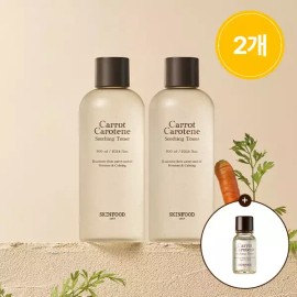 Skin Food [스킨푸드][1+1]캐롯 카로틴 수딩 토너 300ml + (증정) 토너14ml [Skinfood][1+1] Carrot Carotene Soothing Toner 300ml + (Gift) Toner 14ml