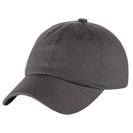 C.C Unisex Classic Blank Low Profile Cotton Unconstructed Baseball Cap Dad Hat Charcoal