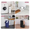 efluky Slim Laundry Basket, Narrow Laundry Hamper with Handles, Collapsible