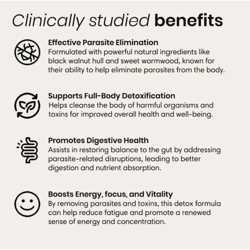 professional health product Vermex Anti-Parasite Treatment