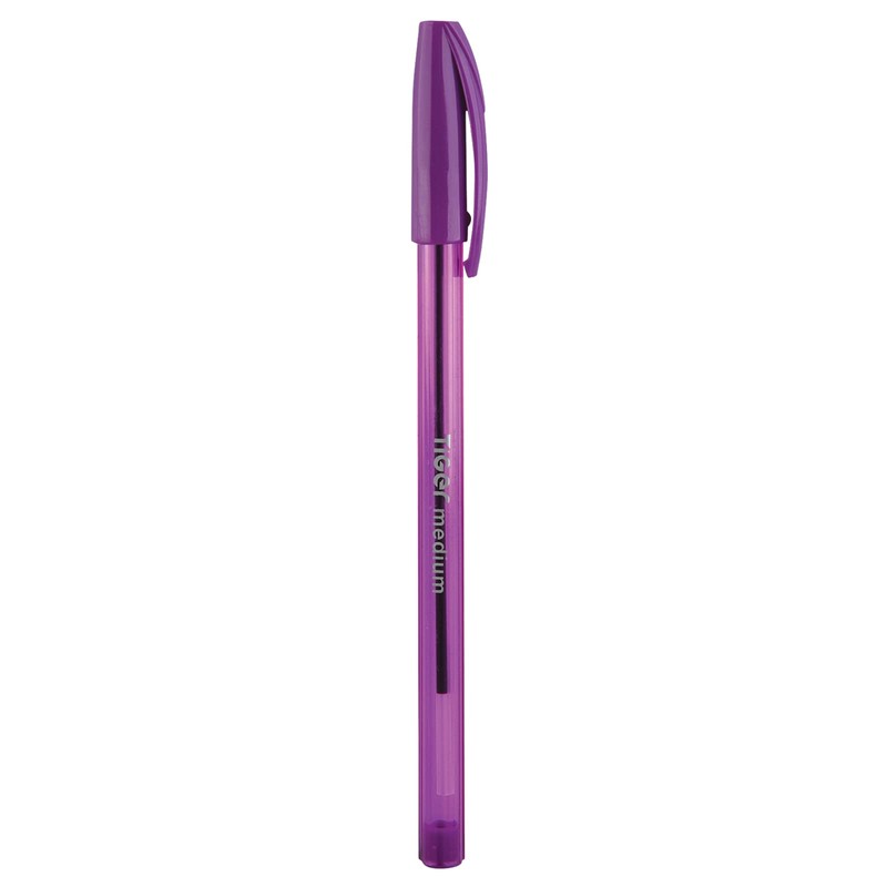 Lotus Pack of 10 Purple Ink Medium Point Nib Ultra