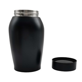 135lbs Stainless Steel Urns for Pet Ashes, Memory Decorative Funeral Burial Urn for Adult Human (Black)