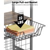 Ardier Movable Heat Press Machine Cart with Basket and Hooks,