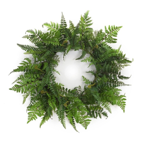 Melrose Mixed Fern Grapevine Wreath 24"D