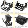 Metal Steel Battery Mounting Box Tray Bracket DIY,Easy Bolt-In Battery