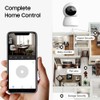 Smart Security Camera 1080P HD Webcam w/Microphone/Night Vision/Motion Detection/Two-way Intercom/Remote