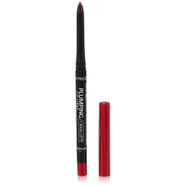Catrice Plumping Lip Liner, Lip Pencil, Mask-proof, Smudge-proof, with Sharpener, No. 080 Press The Hot Button, Red, Matte, Vegan, Waterproof, Microplastic Particles Free (0.35 g)