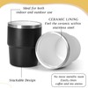 CHLJAR 6 oz Espresso Cup, Ceramic-Lined 18/8 Stainless Steel Coffee