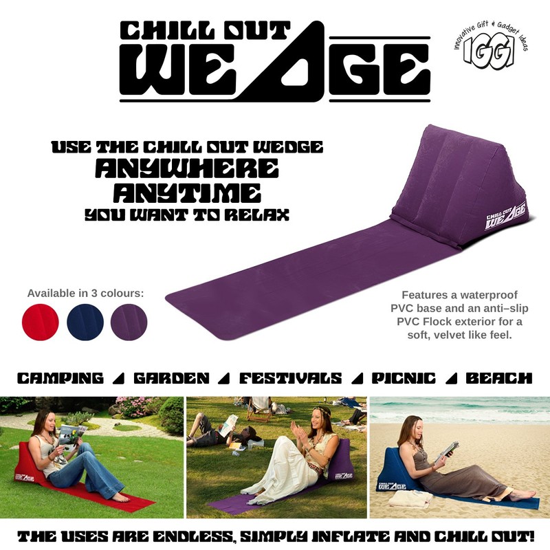 Gift House International IGGI Garden Chill Out Wedge inflatable lounger
