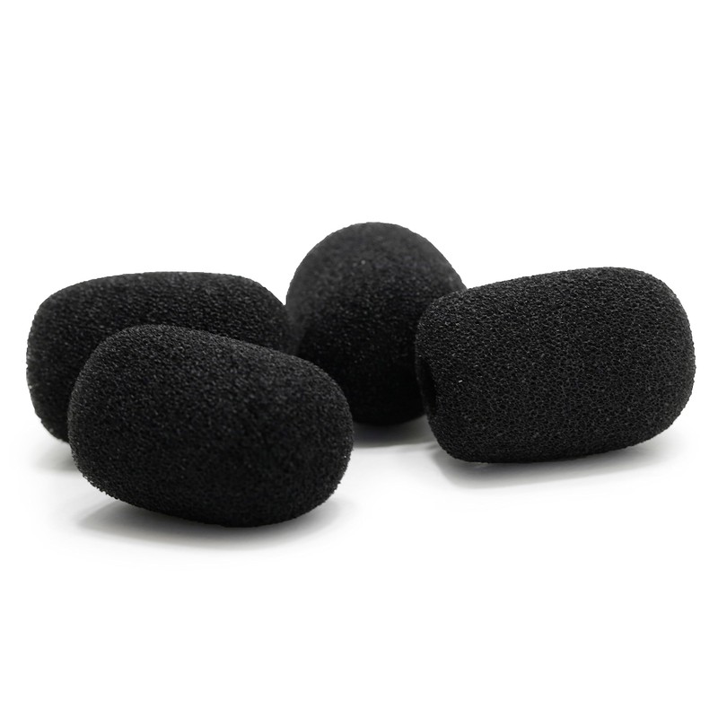 Okuli Pack of 4 x Replacement Foam Sponge Microphone Tips