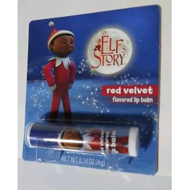 Boston America Corp. An Elf's Story Christmas Holiday Flavored Lip Balm RED VELVET Elf On A Shelf New