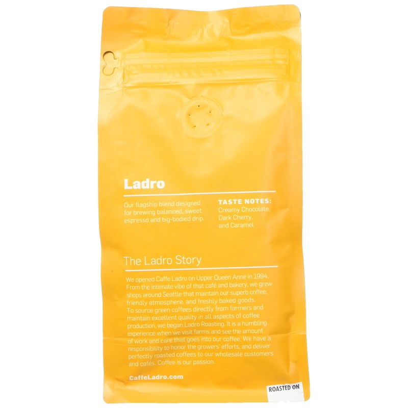 Caffe Ladro Espresso Blend ,12 Ounce