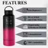 Sports Bottle with Fruit Container, 1 Litre (950 ml), Stainless