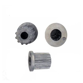 XHSESA Replacement 12 Teeth/ 15 Teeth Pulsator Core Gear Sleeve Connector for LG Automatic Washing Machine Repair Part (S(Outside is 12 teeth, inside is 11 teeth))
