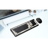 Wireless Keyboard and Mouse Combo, Reccazr 2.4G Full-Sized Keyboard and