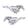 Maryland Mustang NEW! Mustang Chrome Running Horse Pony Emblems Pair