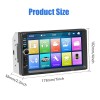 KEPEAK Double 2 Din Car Stereo Radio 7" Touch Screen