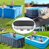 LXKCKJ Rectangular Pool Cover for Above Ground Pools, Solar Oval
