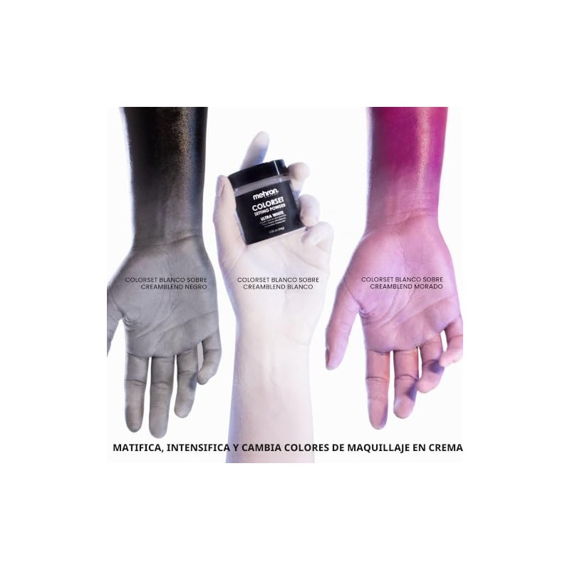 Mehron ultrafine setting powder with antiperspriant - ultra white