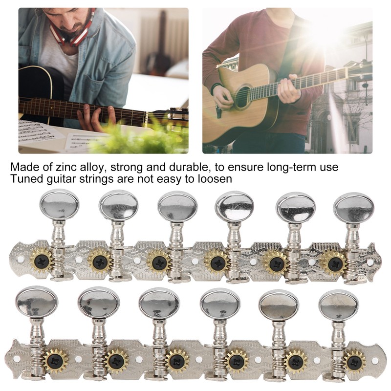Guitar Tuning Key 12 String Metal Machine Head Open Tuners