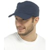 Tom Franks Lightweight Cap with Folding Peak Blue