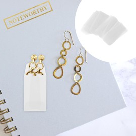 Sewroro 50pcs Jewelry Envelope Bag Mini Envelopes Small Pouches Mini Picture Envelopes Ring Envelopes Ring Bags Stamps Envelopes Envelope Packaging Pouch Jewelry Envelopes Ring Pouch