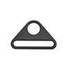 Wuuycoky 2" Inner Diameter Zinc Alloy Black Triangle Buckle Triangle