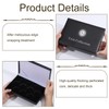 beinkmake Coin Display Case PU Black Velvet Display Coin Box