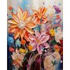 VNUIEHG Colorful Flowers Painting by Number Canvas Kits, Graffiti, Paint